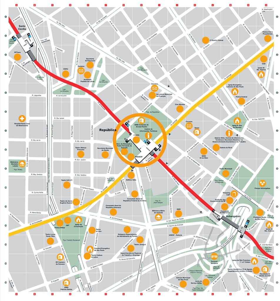 Estação República - Um dos Corações do Transporte de SP - www.portalsampa.com.br