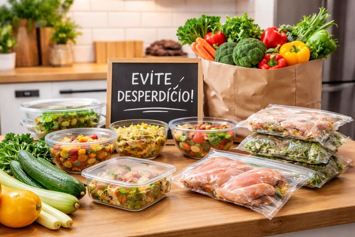 Como reduzir o desperdício de alimentos na cozinha (guia completo)