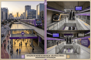Estações de Metrô no Brooklin em São Paulo - Portal Sampa