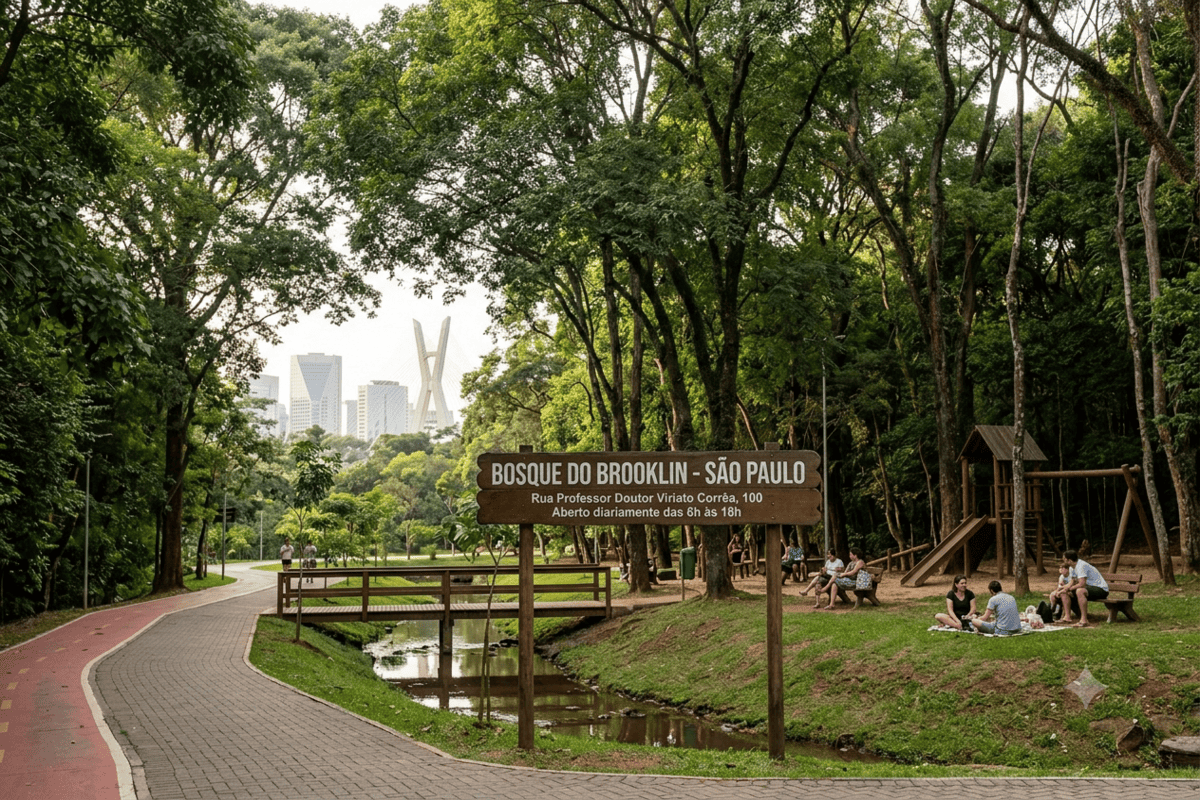 Relaxar no Bosque do Brooklin - Portal Sampa