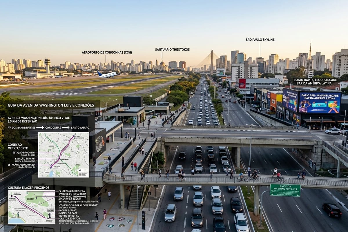 Avenida Washington Luís em SP - Portal Sampa