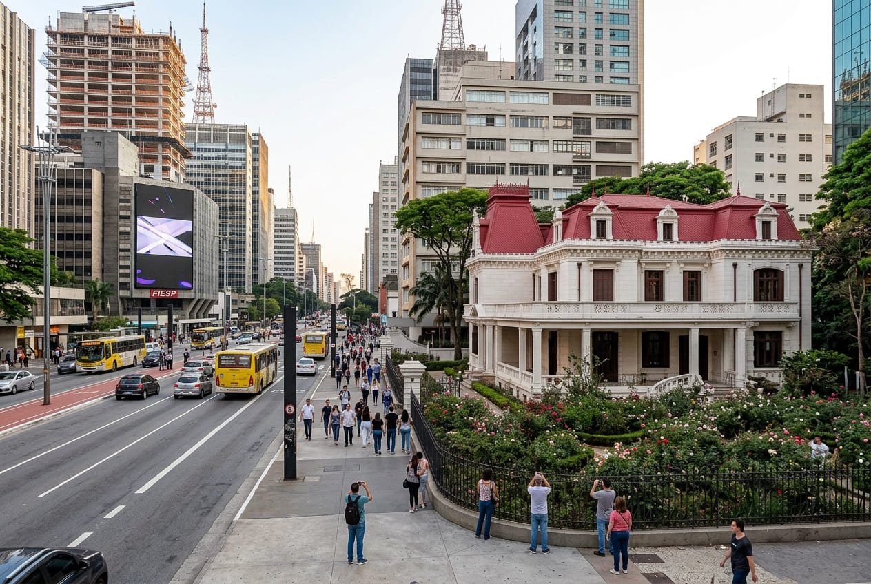 Casa das Rosas na Avenida Paulista - www.portalsampa.com.br