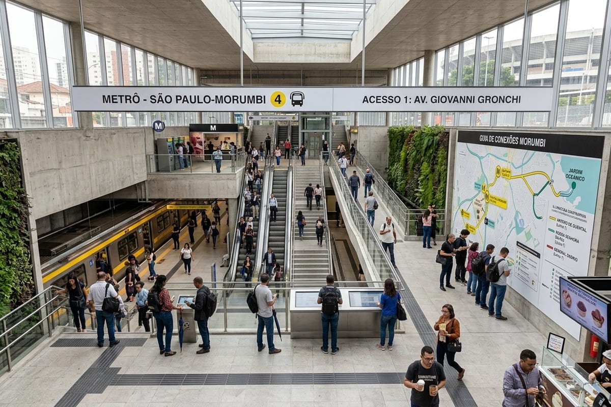 Como chegar ao Morumbi de metrô - Portal Sampa