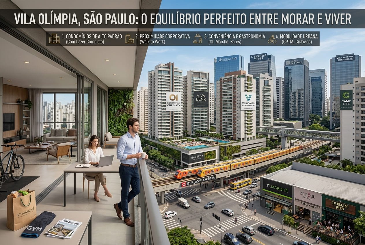 Morar na Vila Olímpia em SP - Portal Sampa