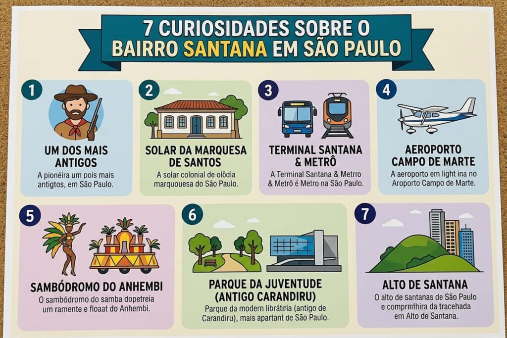 7 Curiosidades sobre o bairro Santana em São Paulo - Portal Sampa
