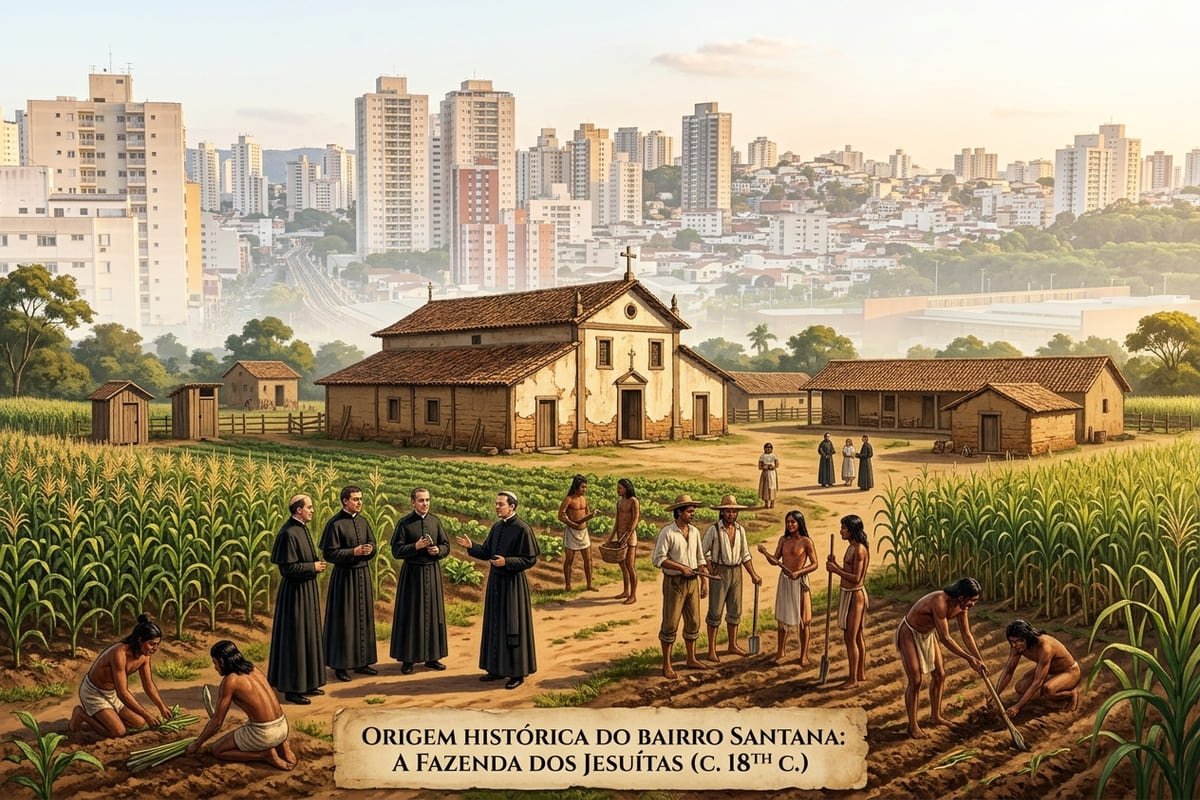 A origem histórica de Santana- a Fazenda dos Jesuítas - Portal Sampa