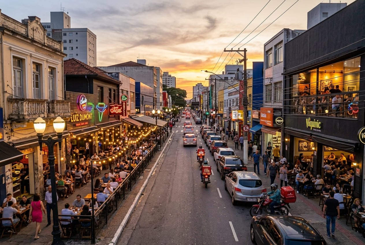 Avenida Luiz Dumont Villares- O Polo Gastronômico e Boêmio - Portal Sampa