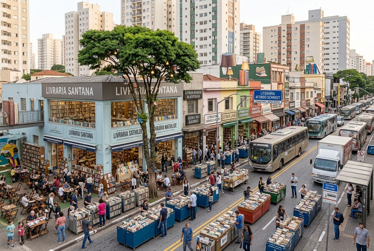 Cidade do Livro — variedade na Alameda Afonso Schmidt - Portal Sampa