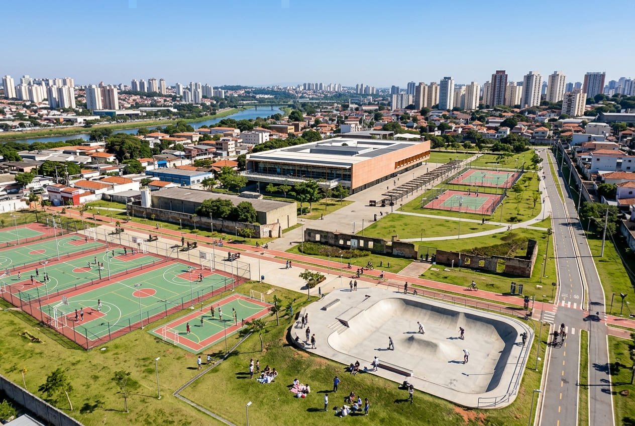Parque da Juventude — o principal point de lazer do bairro