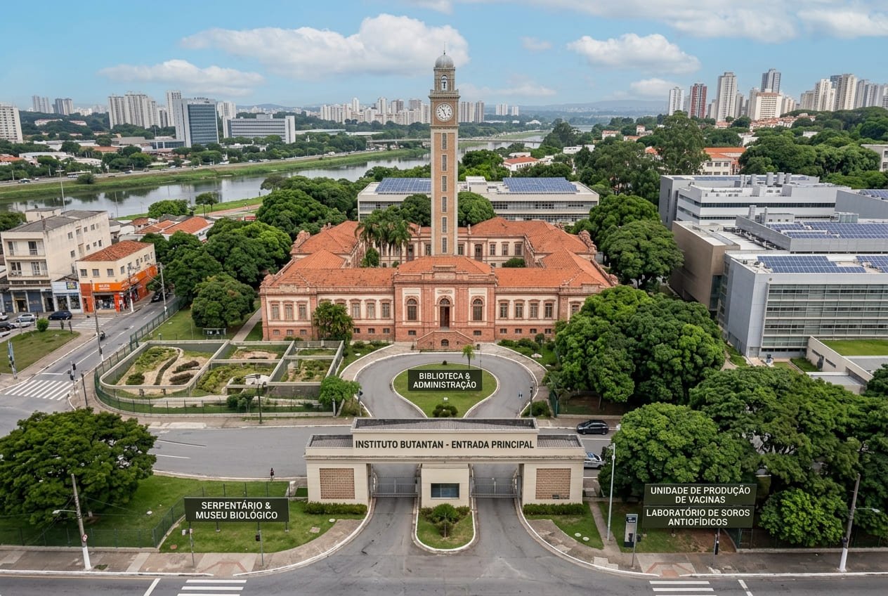 A chegada do Instituto Butantan - Portal Sampa