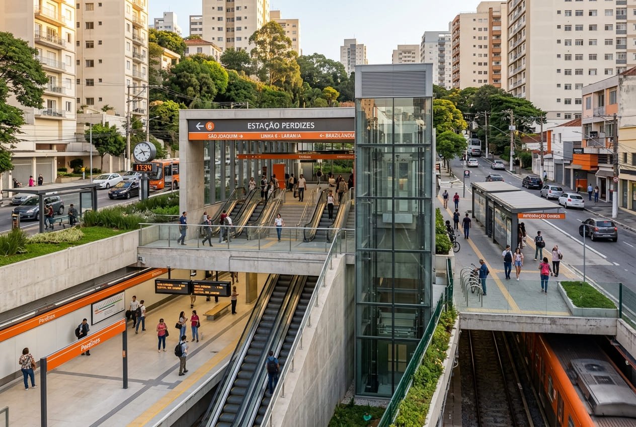 A chegada histórica da Linha 6-Laranja a Perdizes - Portal Sampa