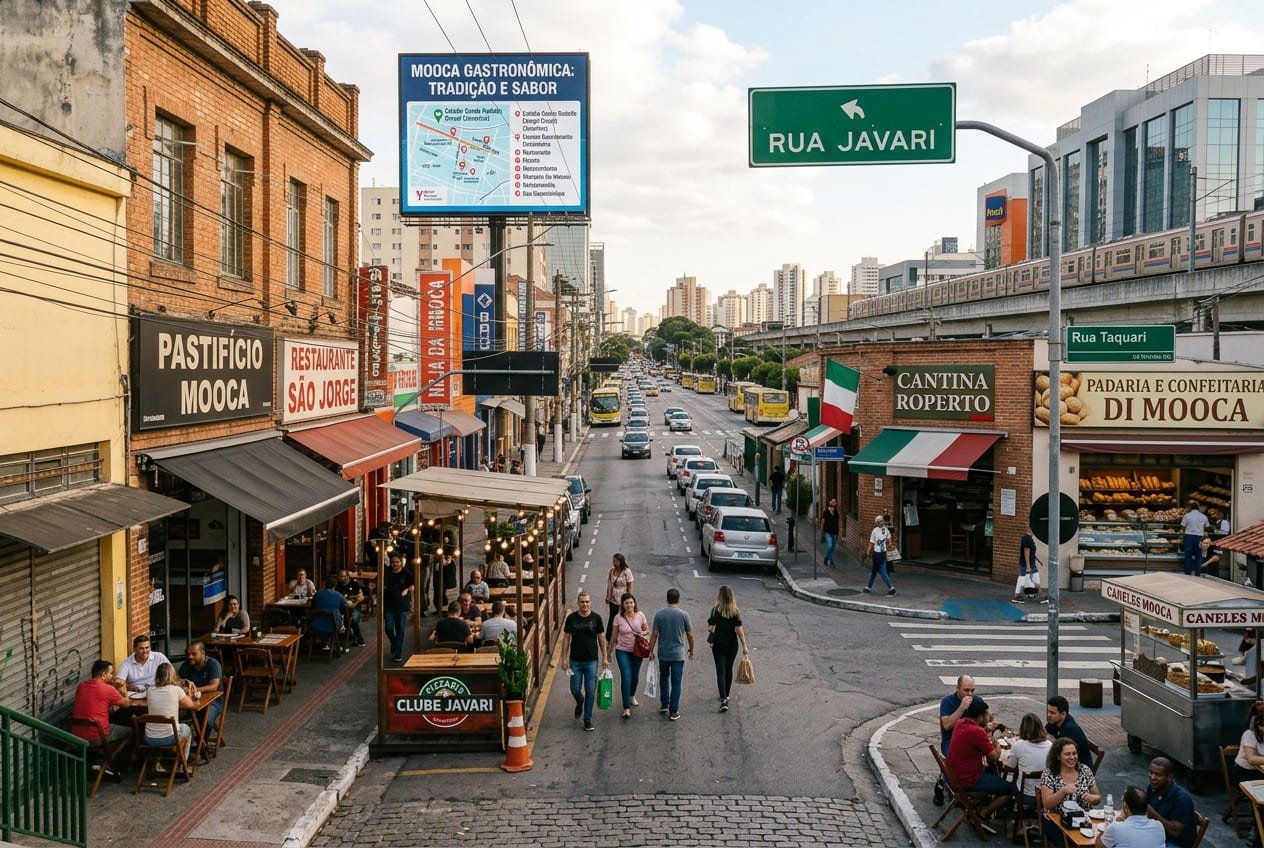 As Ruas Tradicionais e Polos Gastronômicos - Portal Sampa