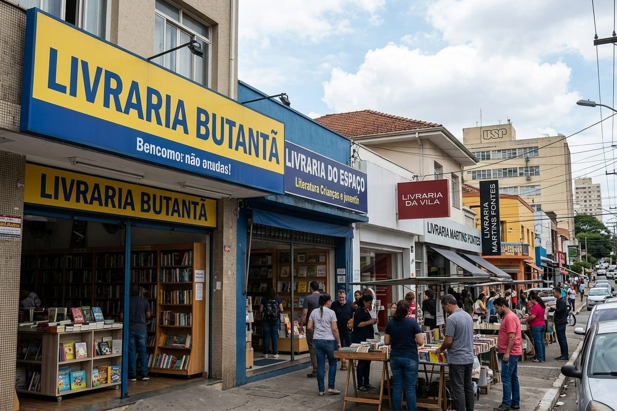 As melhores livrarias no Butantã em São Paulo
