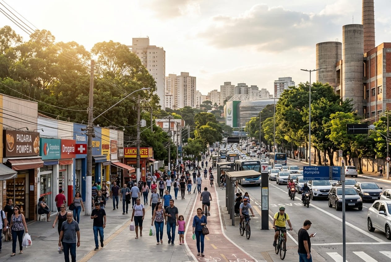 Avenida Pompeia — conexão e comércio - Portal Sampa