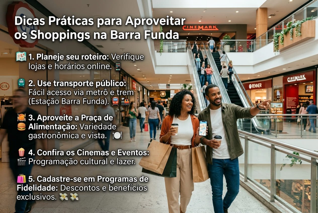 Dicas Práticas para Aproveitar os Shoppings na Barra Funda - Portal Sampa