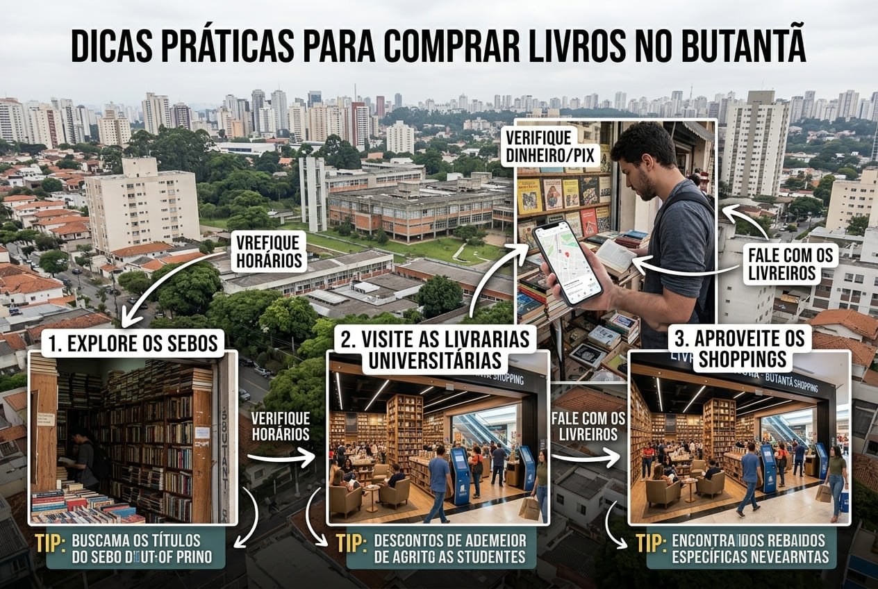 Dicas Práticas para Comprar Livros no Butantã
