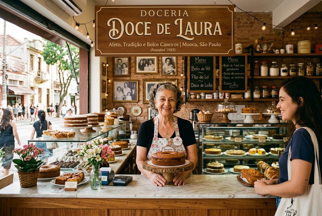 Doceria Doce de Laura- Afeto, Tradição e Bolos Caseiros - Portal Sampa - Imagem Ilustrativa