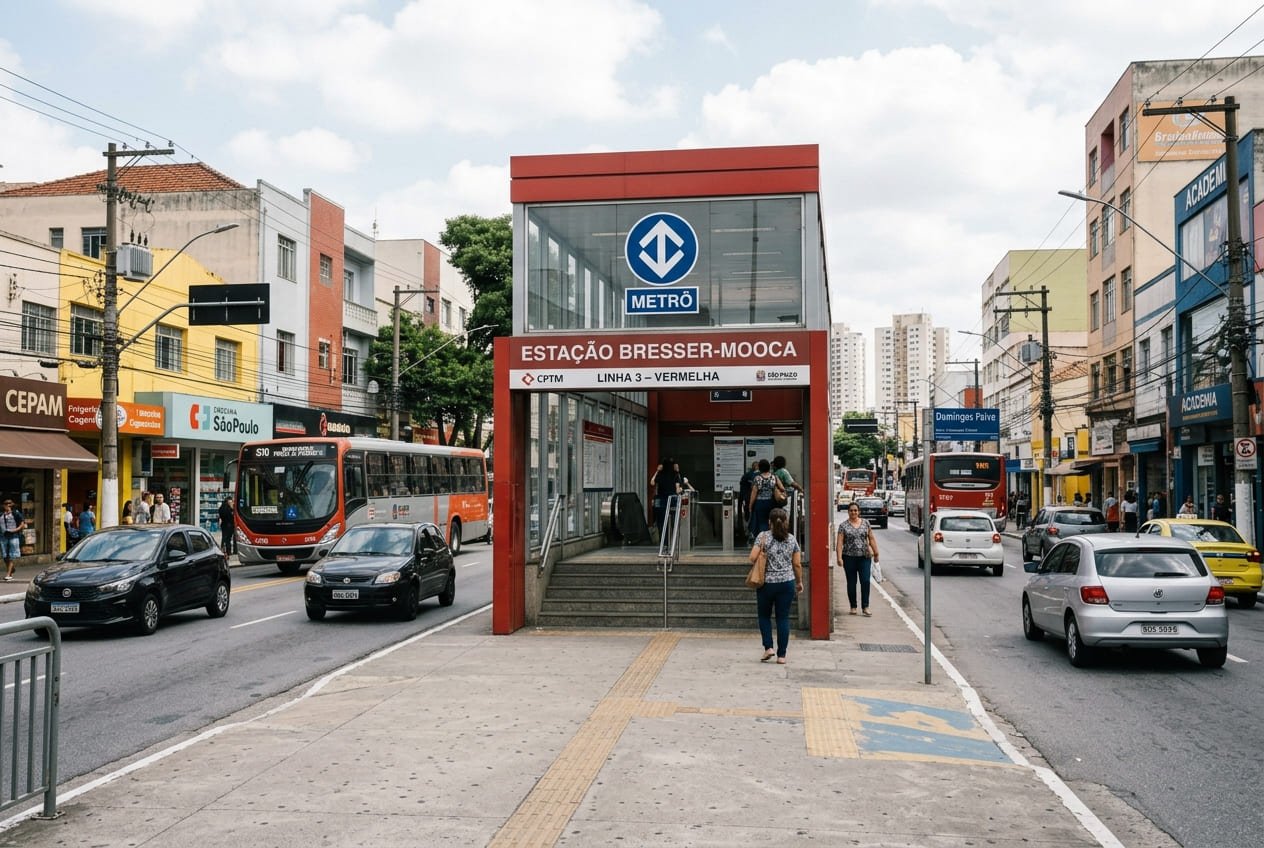Estação Bresser-Mooca (Linha 3–Vermelha) - Portal Sampa