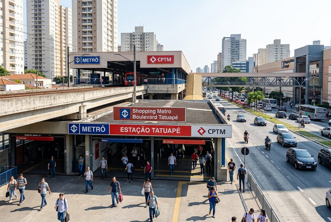 Estação Tatuapé- a principal do bairro - Portal Sampa