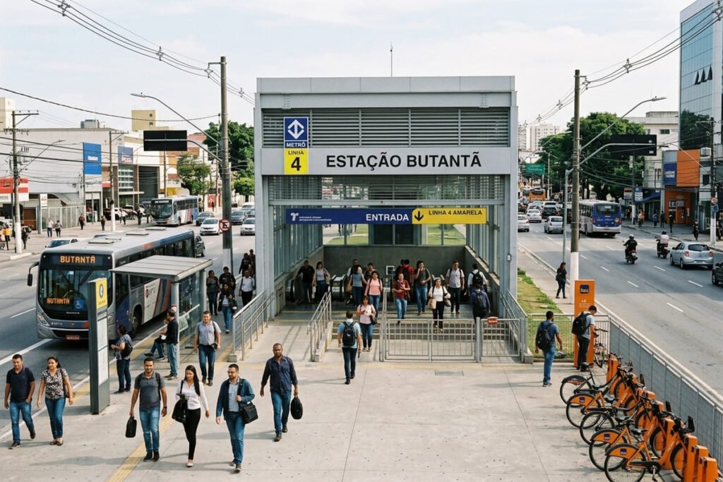 Estação de metrô no Butantã - Portal Sampa