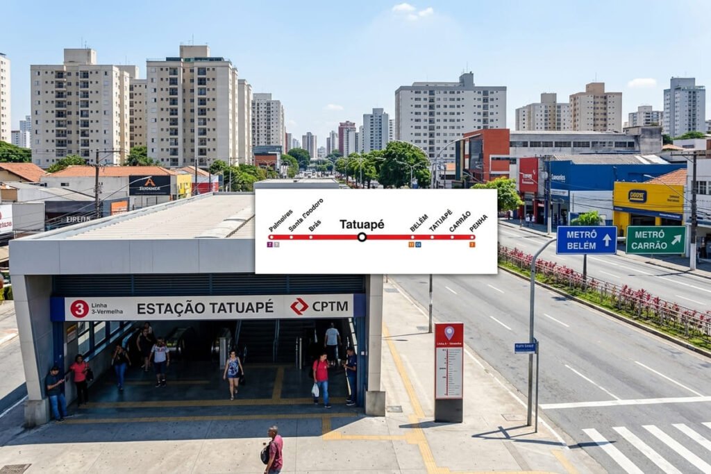 Estações de Metrô mais próximas do Tatuapé em São Paulo - Portal Sampa