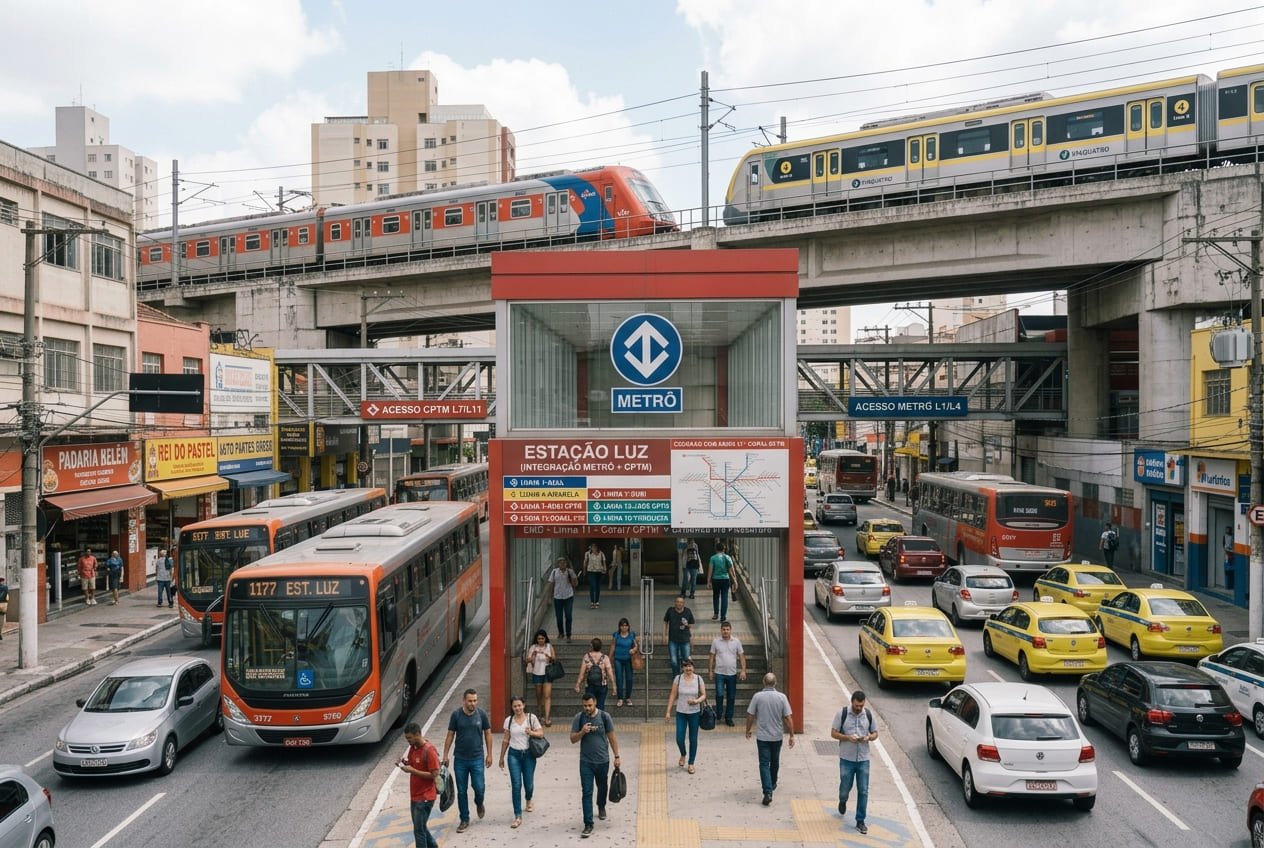 Estações de Trem da CPTM Integradas ao Metrô - Portal Sampa