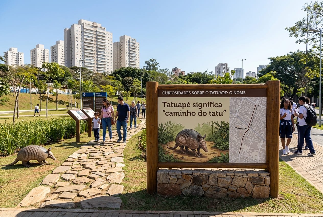 O nome Tatuapé significa caminho do tatu - Portal Sampa