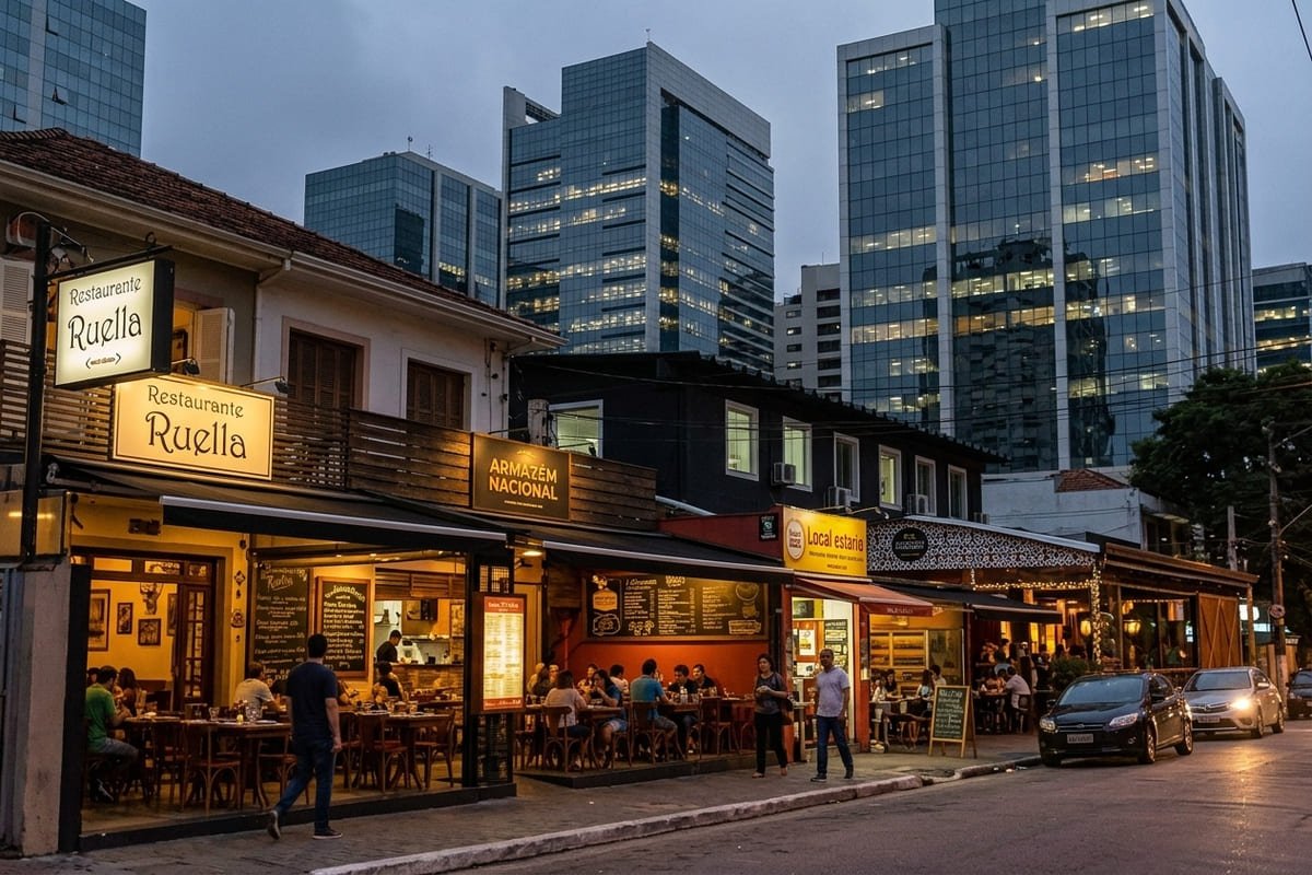 Os Melhores Restaurantes na Vila Olímpia em São Paulo