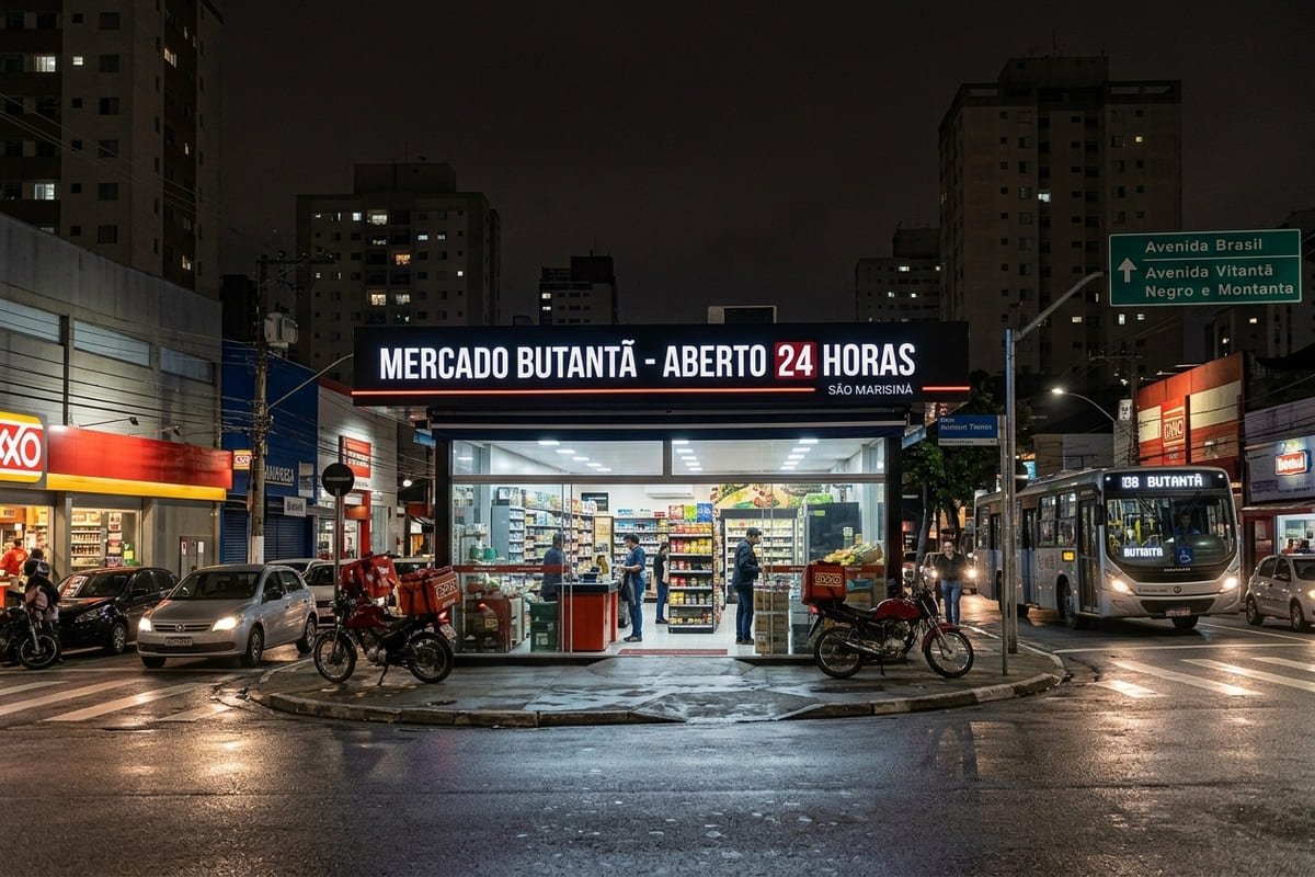 Os melhores mercados 24 Horas no Butantã em São Paulo