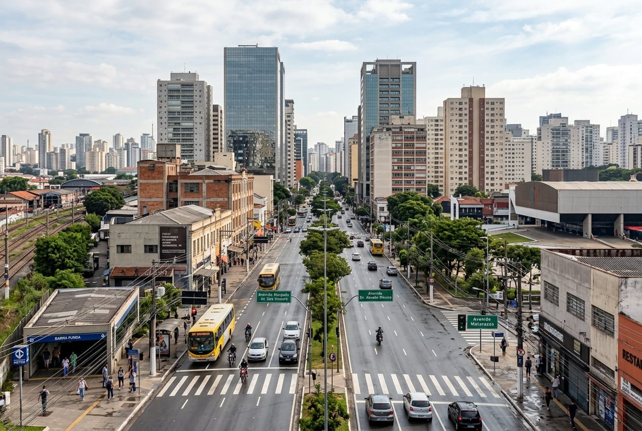 Principais Ruas e Avenidas da Barra Funda - Portal Sampa