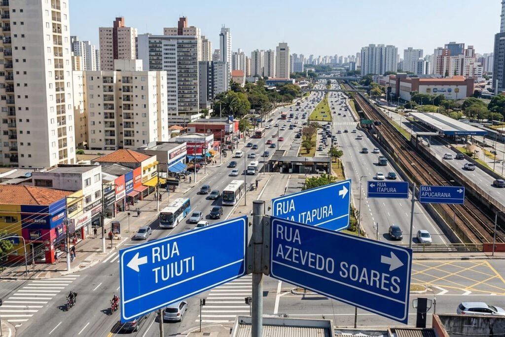 Principais ruas e avenidas do Tatuapé em São Paulo - Portal Sampa