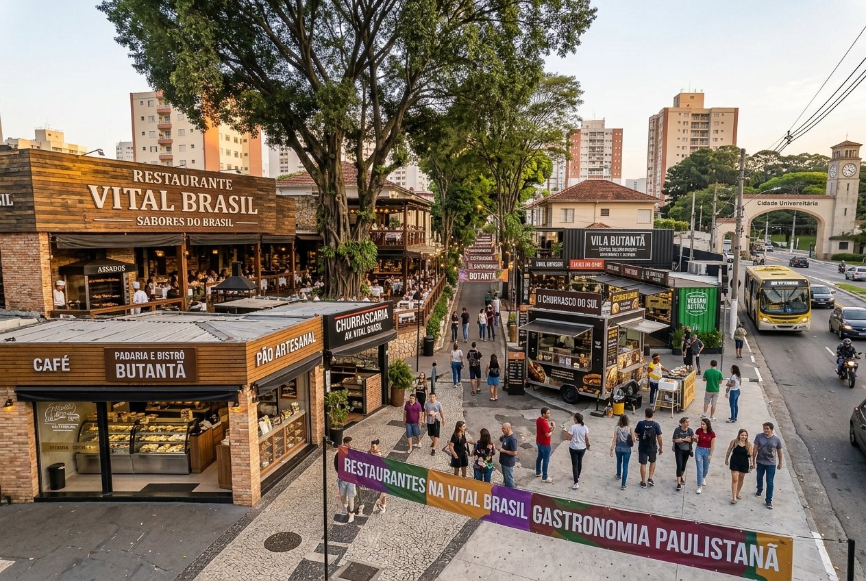Restaurantes na Avenida Vital Brasil - Portal Sampa