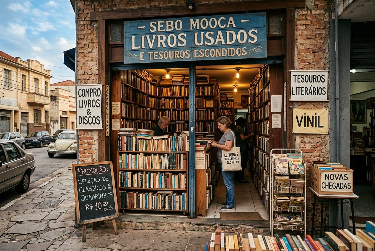 Sebos na Mooca- Tesouros Escondidos e Livros Usados - Portal Sampa
